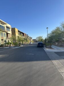 A street without fences!